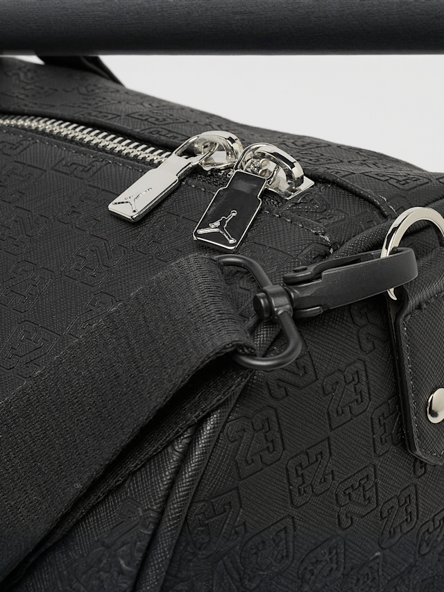 Jordan, JAM MONOGRAM DUFFLE BAG black,gold, black, Image 6 of 7