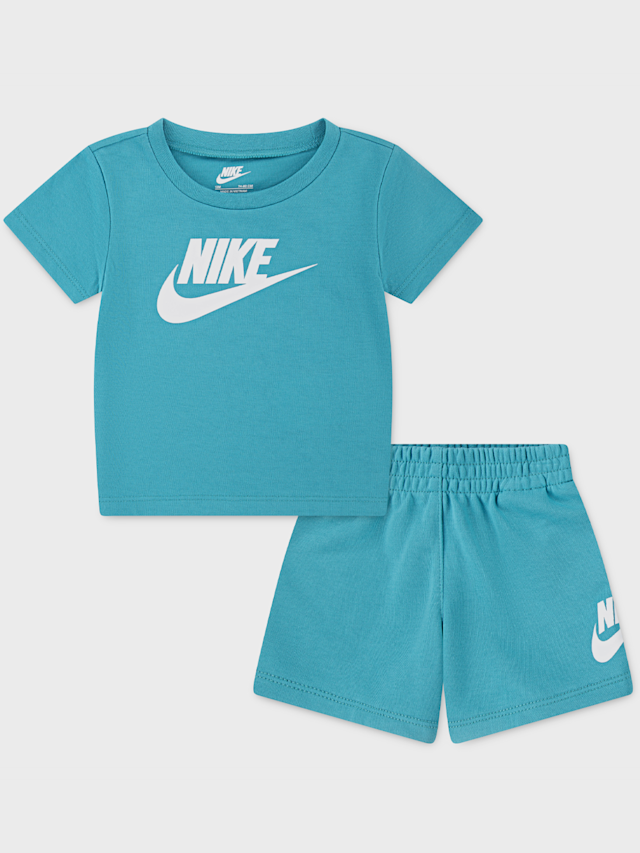 Nike, Club Tee & Short Set, niebieski, Obraz 1 z 4