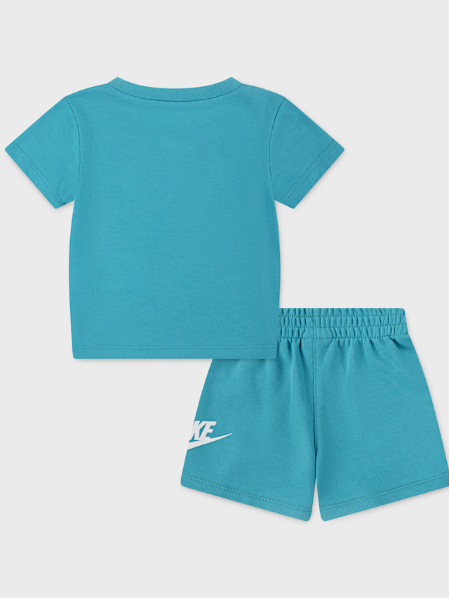 Nike, Club Tee & Short Set, niebieski, Obraz 2 z 4
