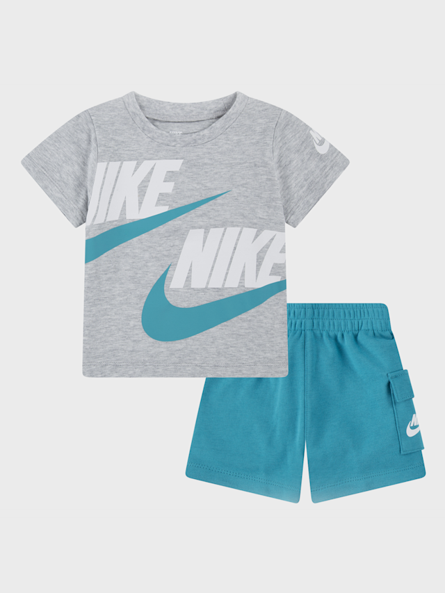 Nike, Sportswear High Brand Read Cargo Shorts Set (2 Piece), grijs, Afbeelding 1 van 5