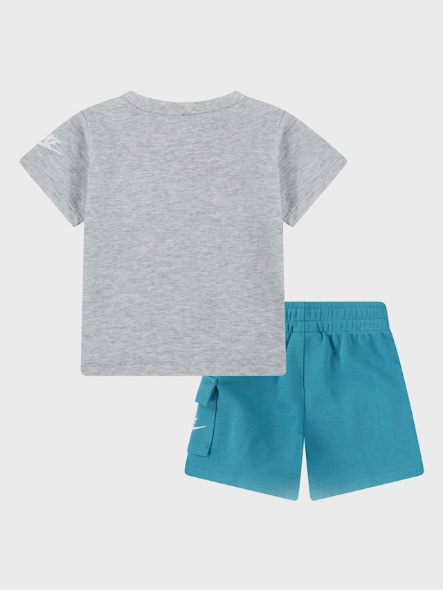 Nike, Sportswear High Brand Read Cargo Shorts Set (2 Piece), szary, Obraz 2 z 5