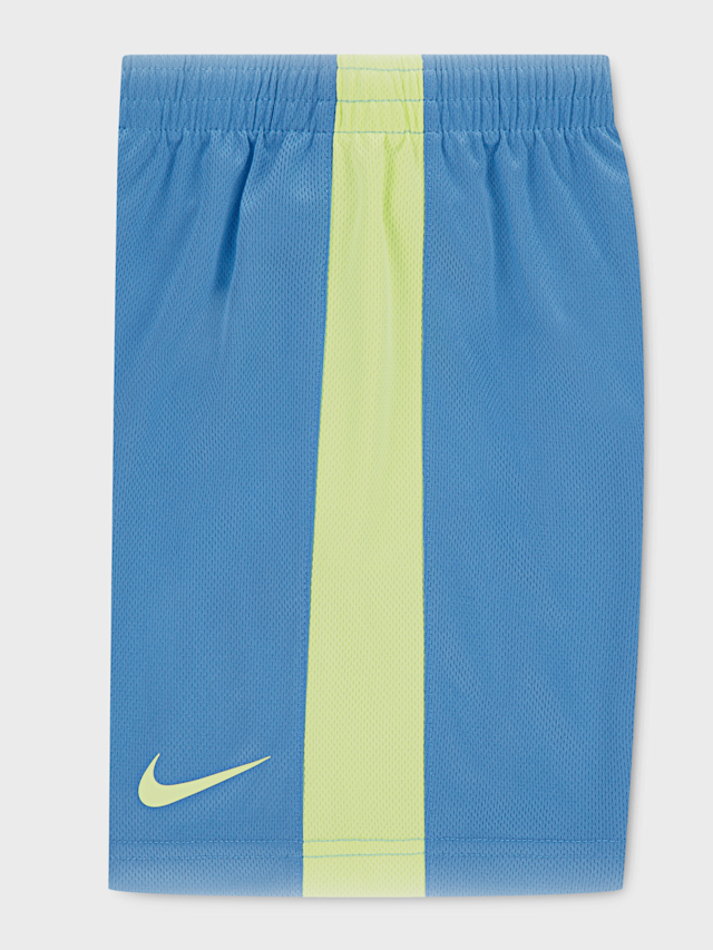Nike, NKB Swoosh Shortsleeve Tee & Short Set, blauw, Afbeelding 3 van 5