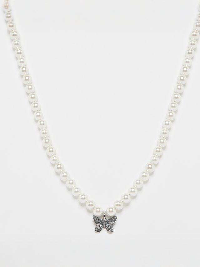 fainz, 925 Butterfly Pearl Chain, silver, Image 1 of 4