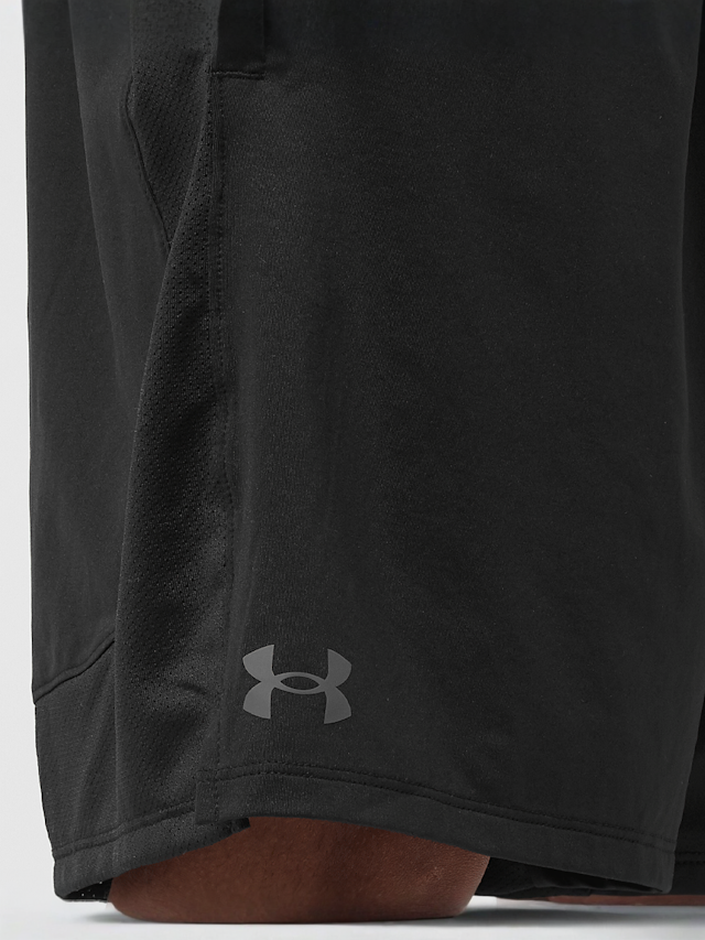 Under Armour, Tech Vent 7in Shorts, black, Image 3 of 4