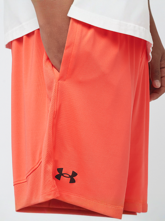 Under Armour, Tech Vent 7in Shorts, orange, Image 3 of 4
