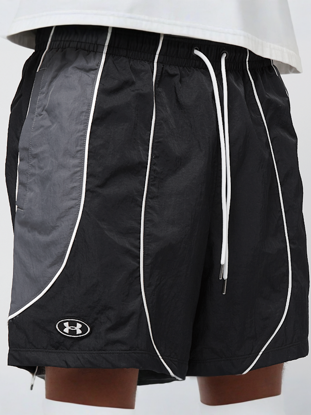 Under Armour, Icon Volley CB Shorts, black, Image 3 of 5