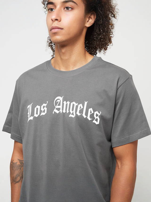 Mister Tee, Los Angeles Wording Tee, grijs, Afbeelding 3 van 4
