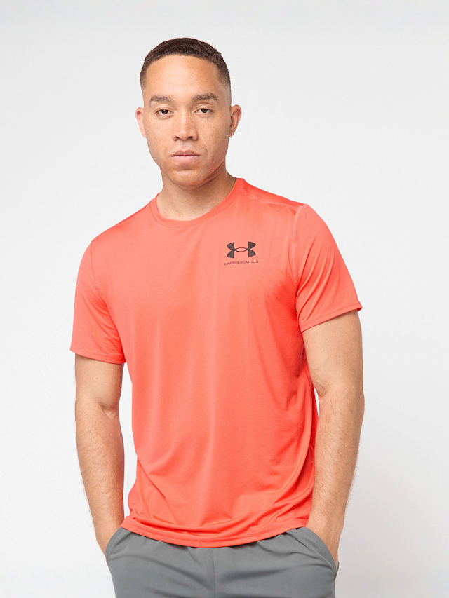 Under Armour, Heatgear Fitted Shortsleeve, orange, Image 1 of 5