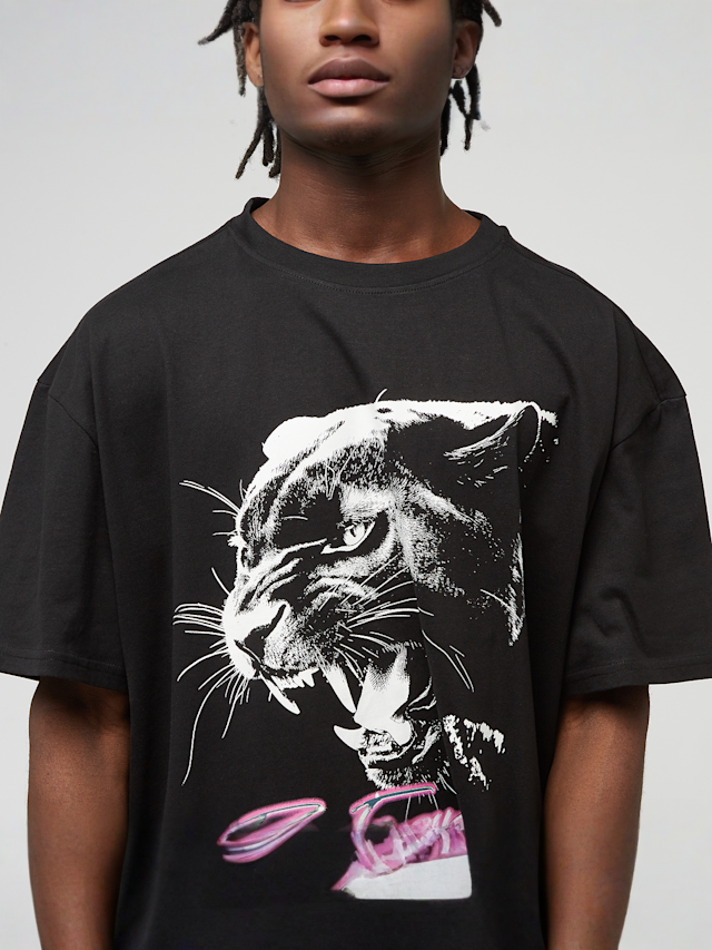 Mister Tee, Be Fearless Oversize Tee, black, Image 3 of 4