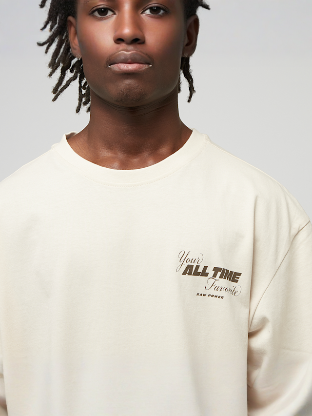 Mister Tee, All Time Favorite Oversize Tee, beige, Image 3 of 5