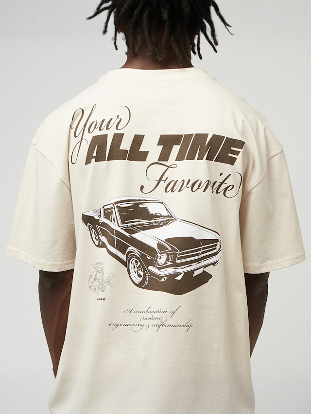 Mister Tee, All Time Favorite Oversize Tee, beige, Image 4 of 5