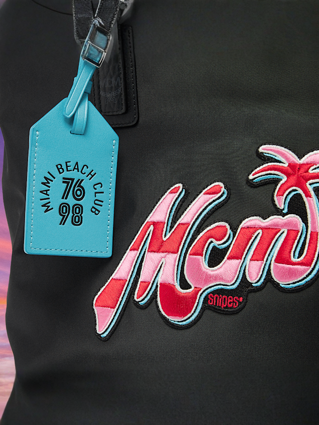 MCM x SNIPES, Liz Shopper Medium, black, Image 4 of 8