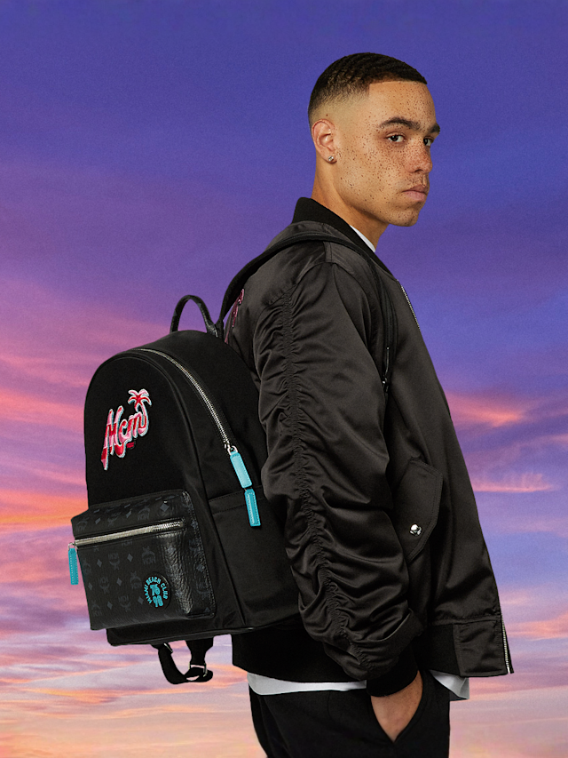 MCM x SNIPES, Stark Backpack Medium, black, Image 10 of 10