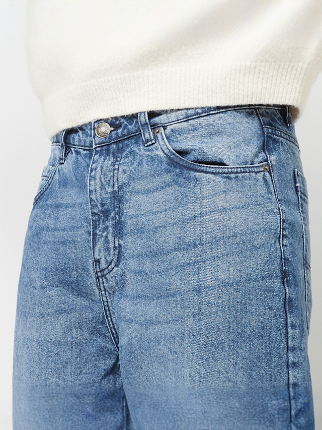 Urban Classics, Tapered Heavy Ounce Baggy Jeans, blue, Image 3 of 5