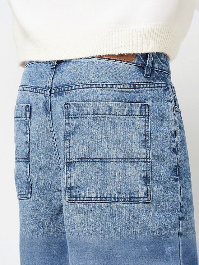 Urban Classics, Tapered Heavy Ounce Baggy Jeans, blue, Image 4 of 5