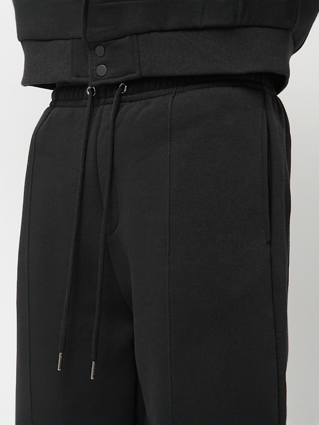 Urban Classics, Fluffy Pintuck Trackpants, black, Image 3 of 5