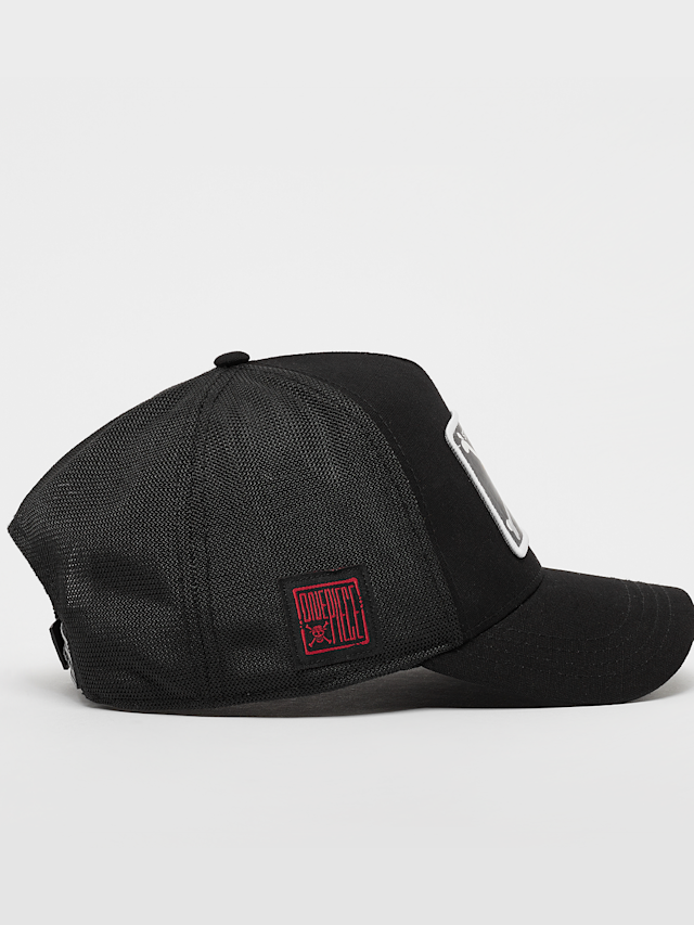 Capslab, Casquette Trucker One Piece Black Flag, black, Image 3 of 5
