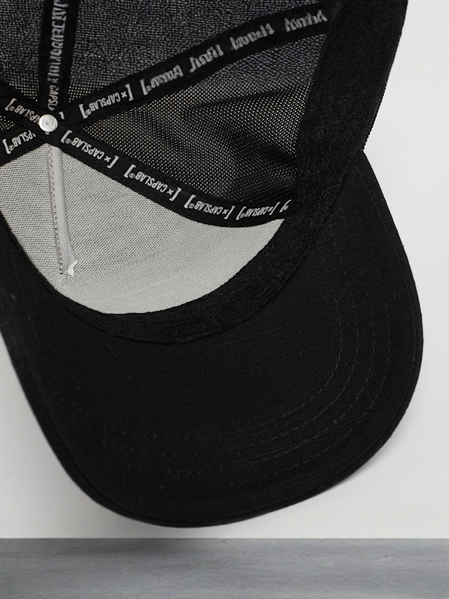 Capslab, Casquette Trucker One Piece Black Flag, black, Image 4 of 5