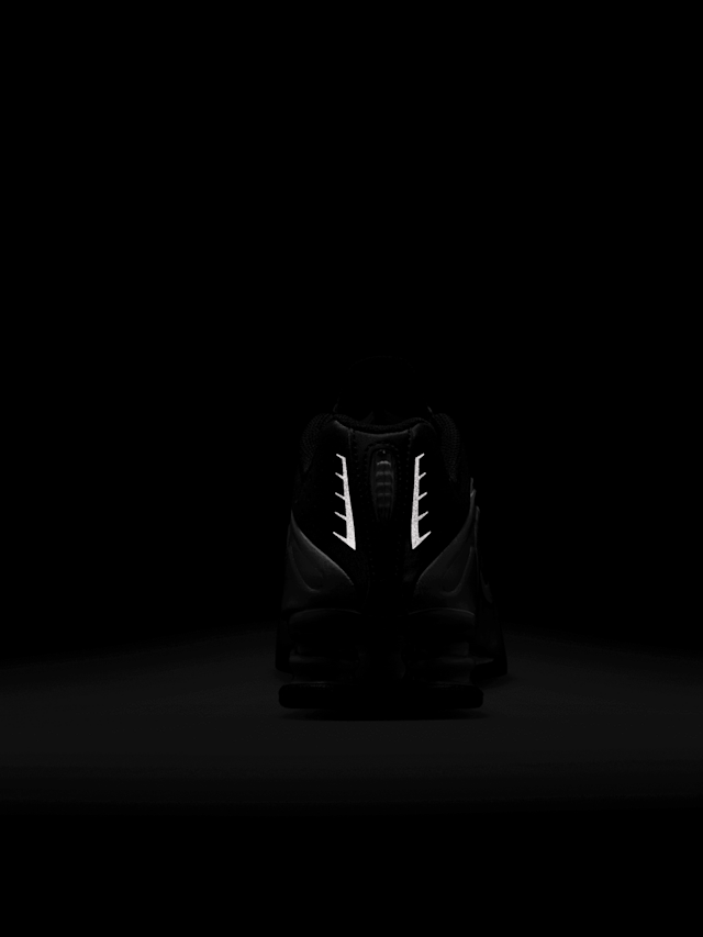 Nike, Shox R4 (GS), black, Image 8 of 9