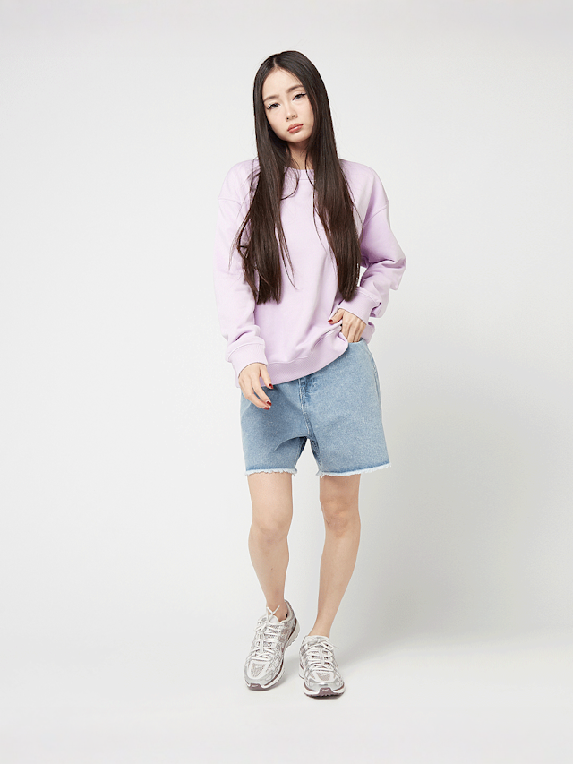 Jordan, Brooklyn Fleece French Terry Crewneck, purple, Image 4 of 4