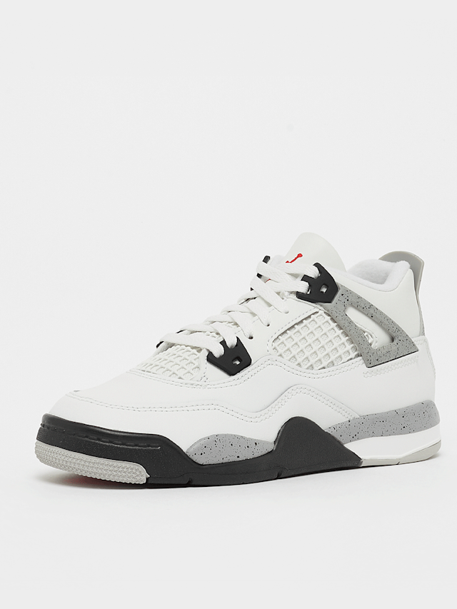 Jordan, Air Jordan 4 Retro OG "White Cement" Children, white, Image 2 of 7
