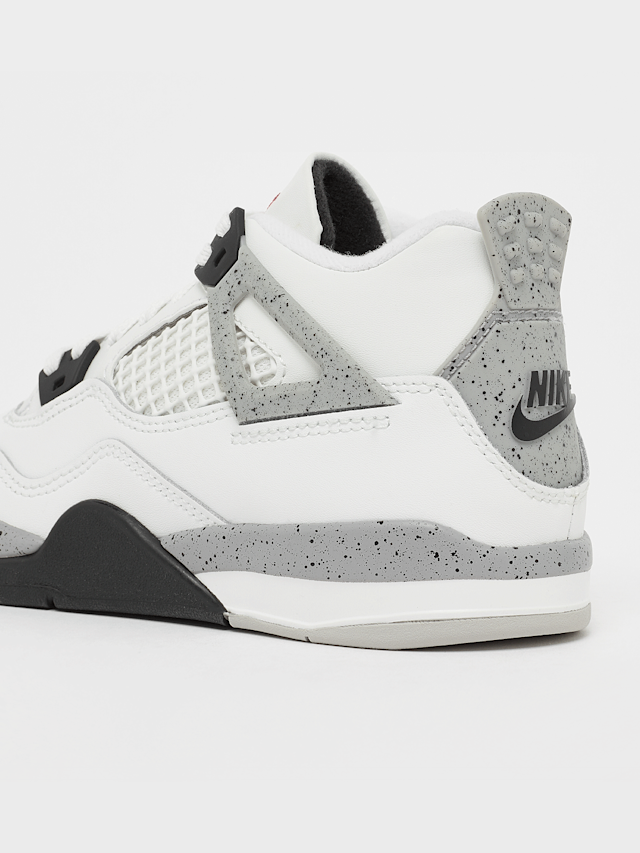 Jordan, Air Jordan 4 Retro OG "White Cement" Children, white, Image 6 of 7