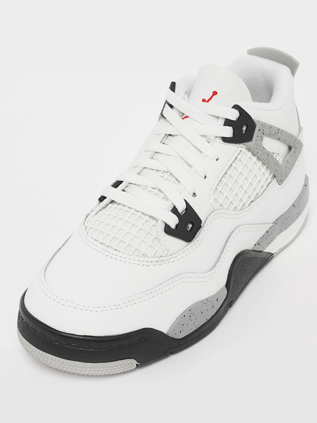 Jordan, Air Jordan 4 Retro OG "White Cement" Children, white, Image 7 of 7