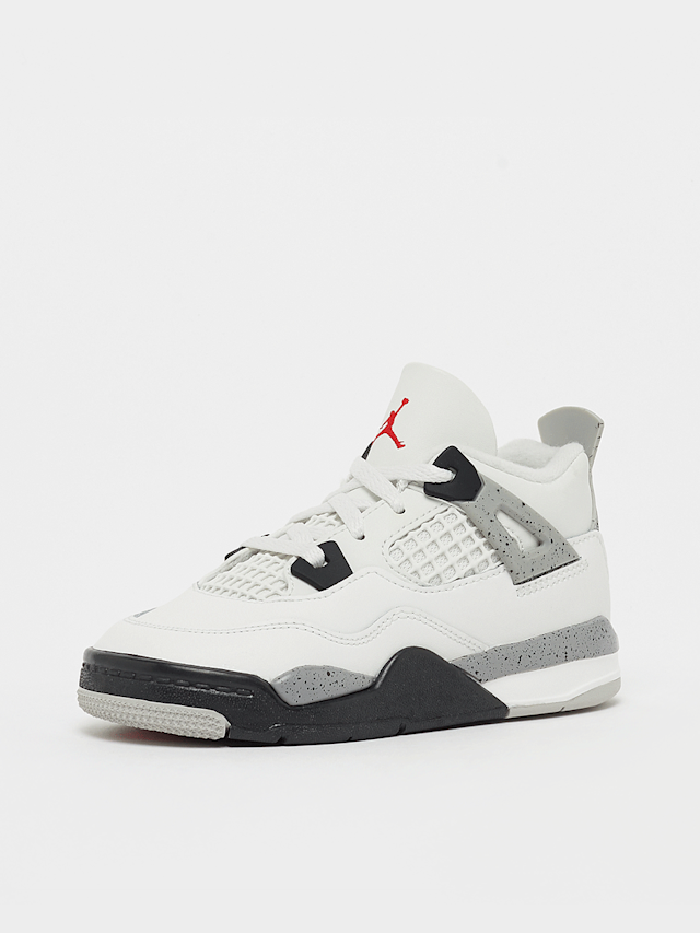 Jordan, Air Jordan 4 Retro OG "White Cement" Toddlers, white, Image 2 of 7