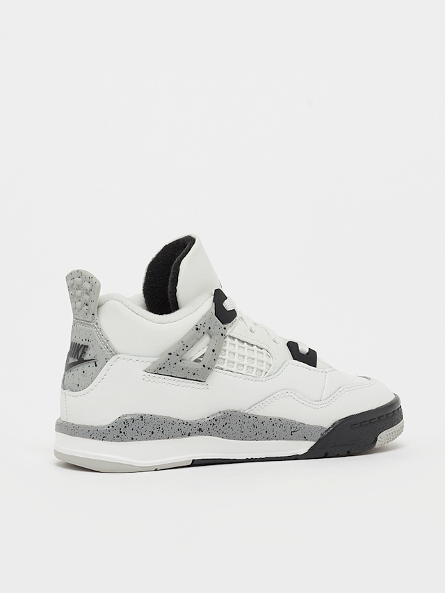 Jordan, Air Jordan 4 Retro OG "White Cement" Toddlers, white, Image 3 of 7
