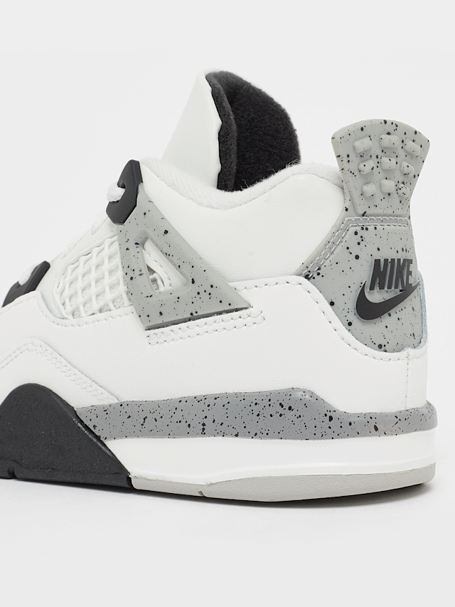 Jordan, Air Jordan 4 Retro OG "White Cement" Toddlers, white, Image 7 of 7