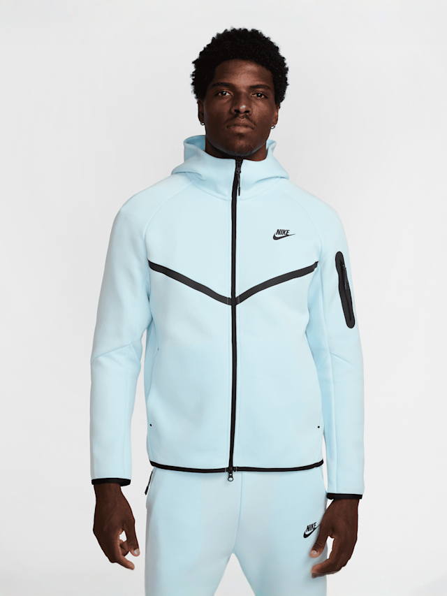 Nike, Tech Fleece Full Zip Windrunner Hoodie, blauw, Afbeelding 1 van 7