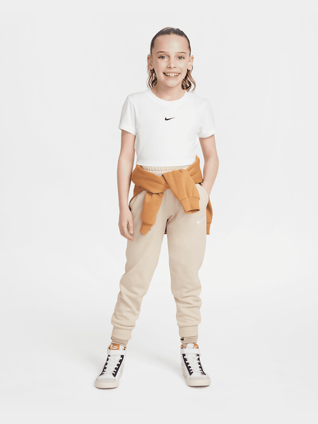 Nike, Sportswear Short Sleeve Slim Crop Tee, wit, Afbeelding 5 van 5