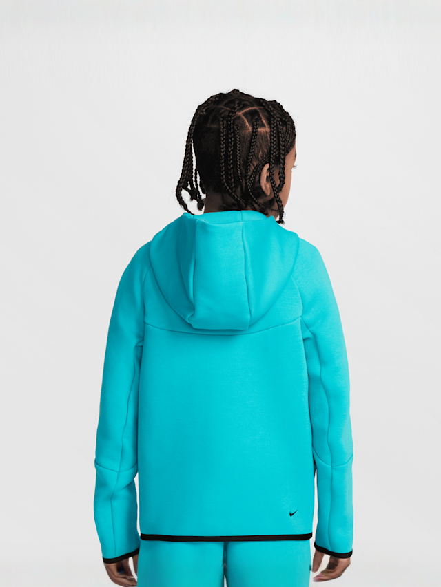 Nike, Sportswear Tech Fleece Full-Zip Hoodie, turquoise, Image 2 of 6
