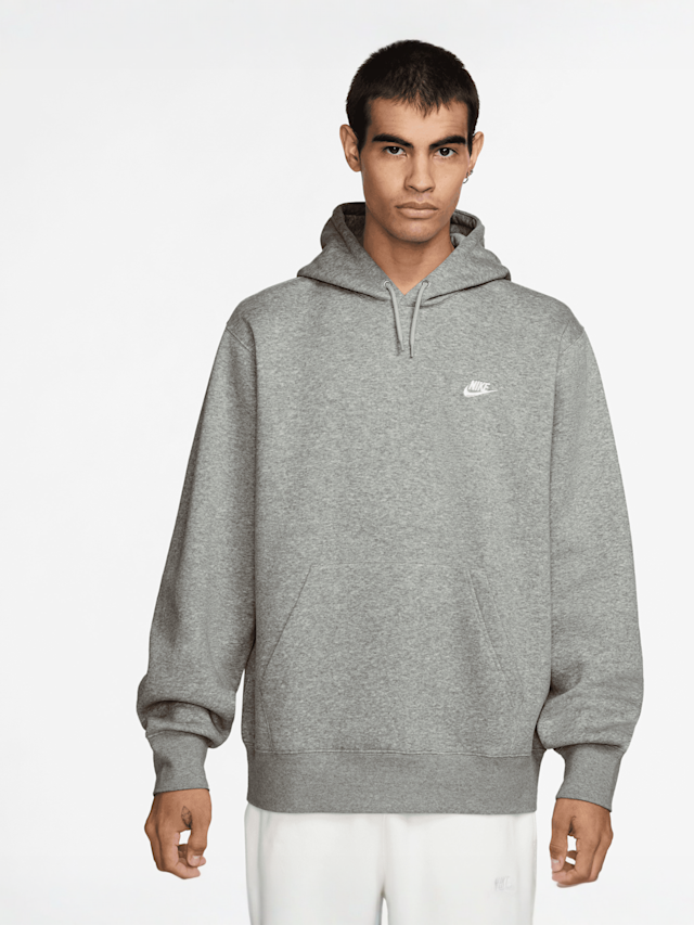 Nike, Club Basketball Pullover Hoodie, grijs, Afbeelding 1 van 3