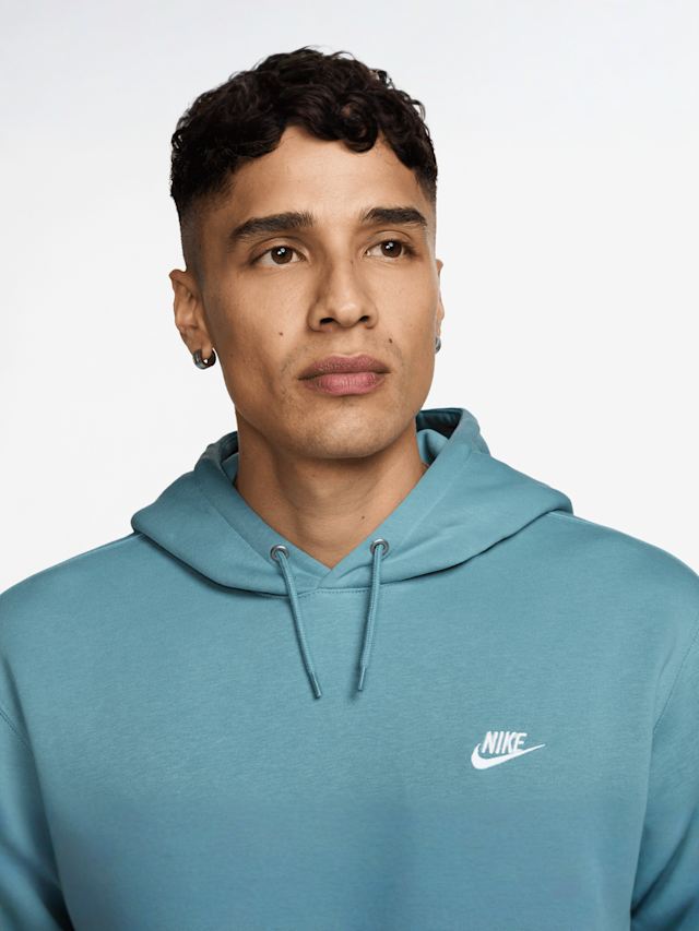 Nike, Club Basketball Pullover Hoodie, turquoise, Image 3 of 3