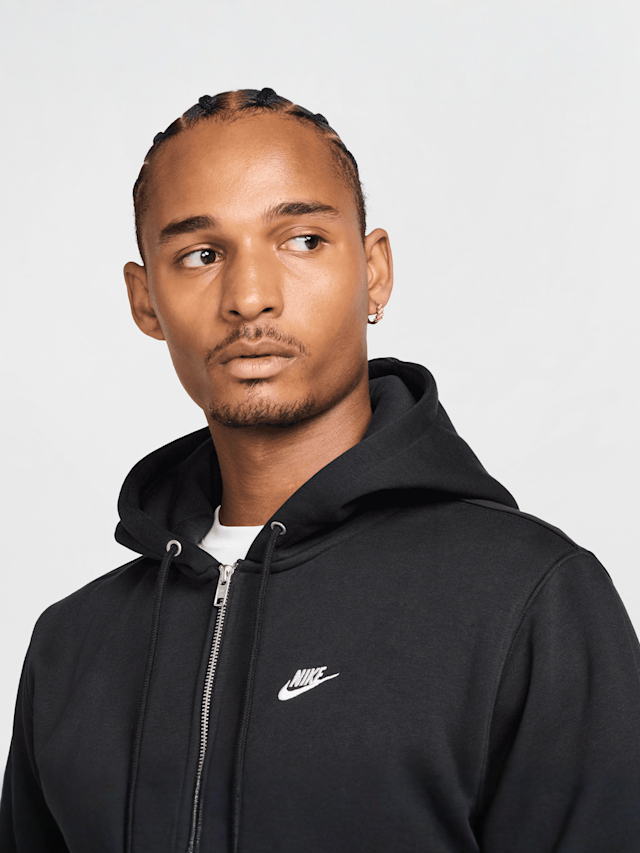 Nike, Club Basketball Fleece Hoodie, zwart, Afbeelding 3 van 7