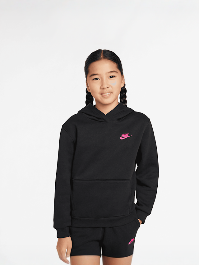 Nike, Junior Sportswear Club Fleece Hoodie, black, Image 1 of 3