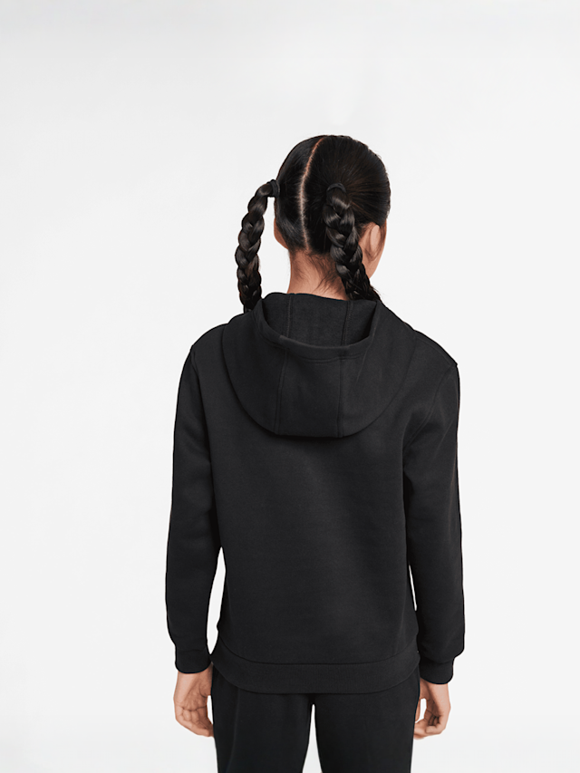 Nike, Junior Sportswear Club Fleece Hoodie, black, Image 2 of 3