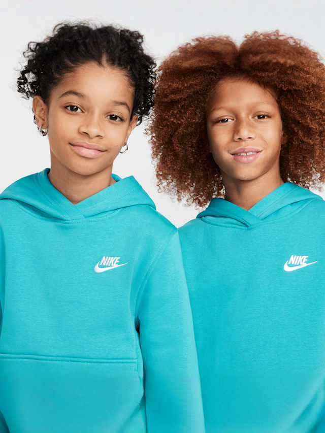Nike, Junior Sportswear Club Fleece Hoodie, blauw, Afbeelding 3 van 7