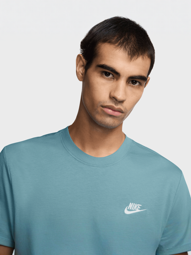 Nike, Sportswear Club Tee, blue, Image 3 of 3