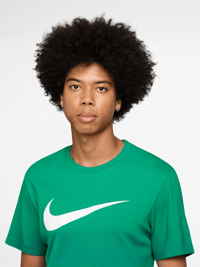 Nike, Sportswear Tee Icon Swoosh, zielony, Obraz 3 z 3