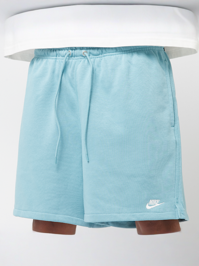 Nike, Club Flow French Terry Shorts, blue, Image 3 of 5