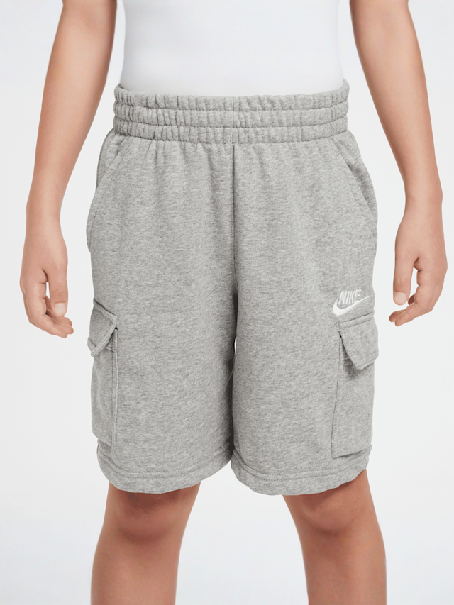 Nike, Sportswear Club French-Terry Cargo Shorts, grey, Image 2 of 8