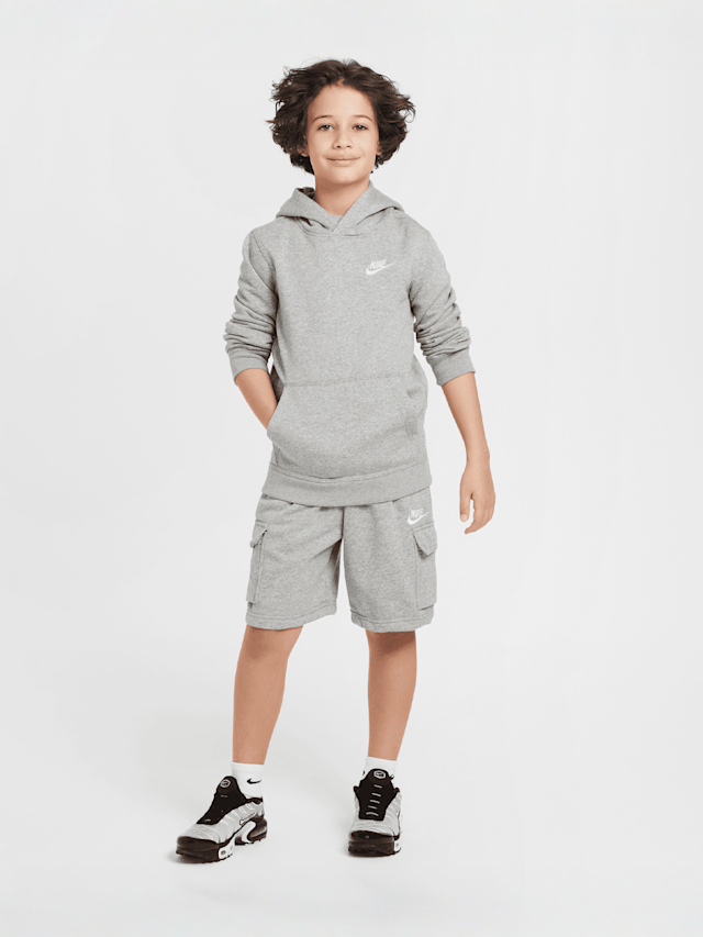 Nike, Sportswear Club French-Terry Cargo Shorts, grey, Image 8 of 8