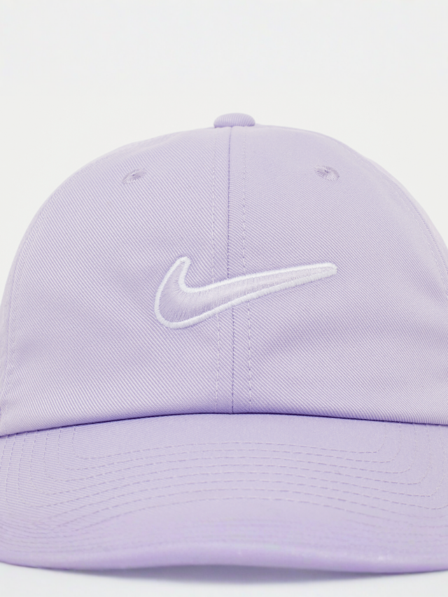 Nike, Club Unstructured Swoosh Cap, purple, Image 4 of 4