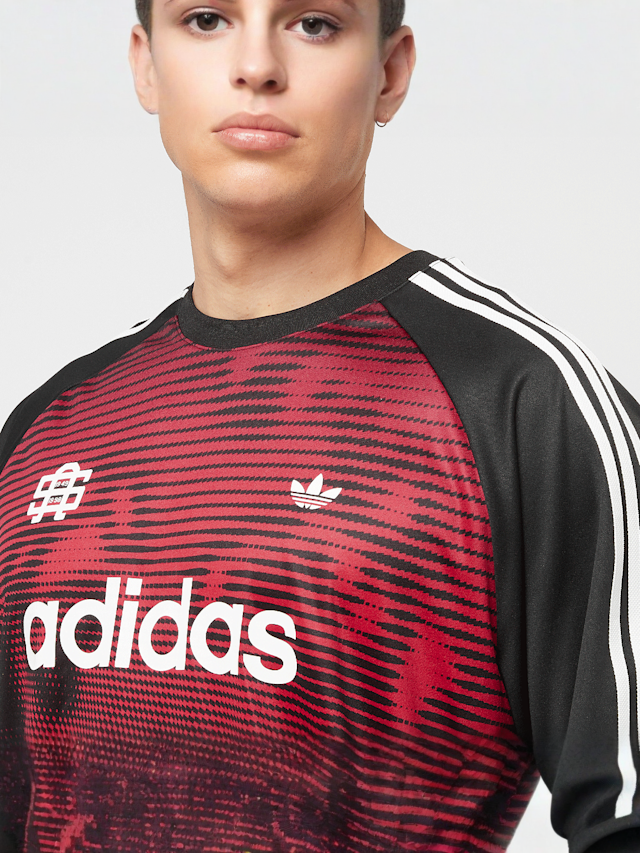 adidas Originals, Jersey 3-Stripes AOP, red, Image 3 of 6