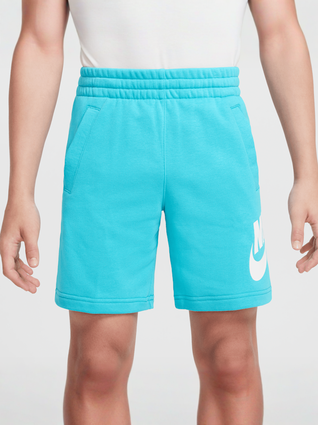Nike, Junior Sportswear Club French-Terry Short High Brand Read, turquoise, Image 3 of 6