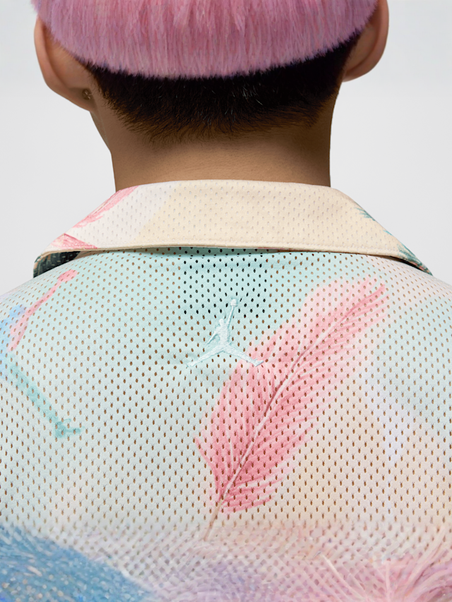 Jordan, Essentials All Over Print Camp Top, multi-colour, Image 4 of 5