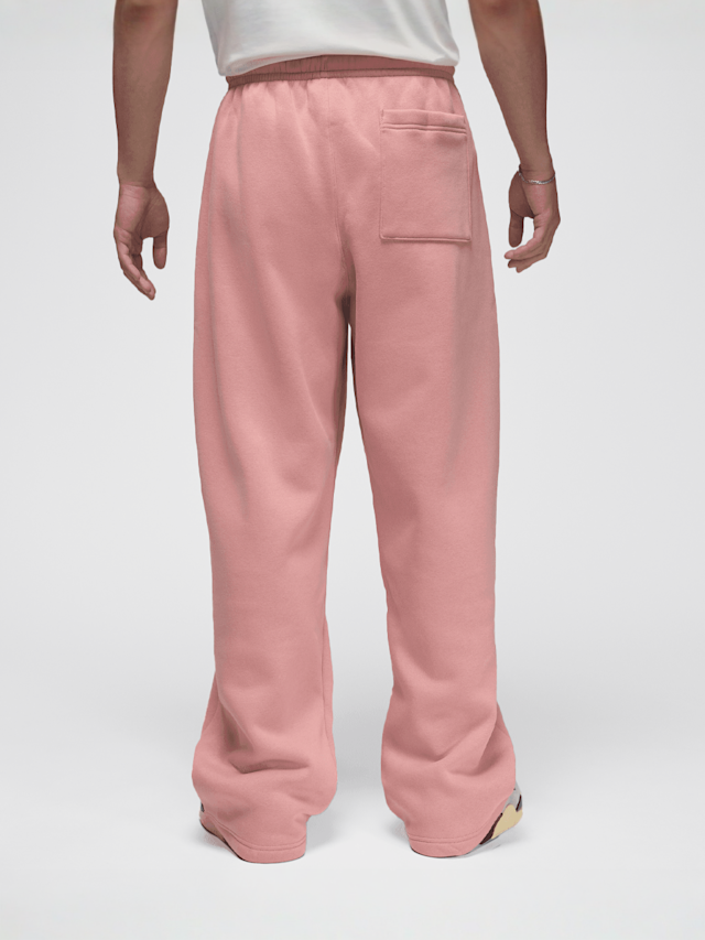 Jordan, Brooklyn Fleece Oversized Open- Hem Pants, Pink, Image 2 of 5