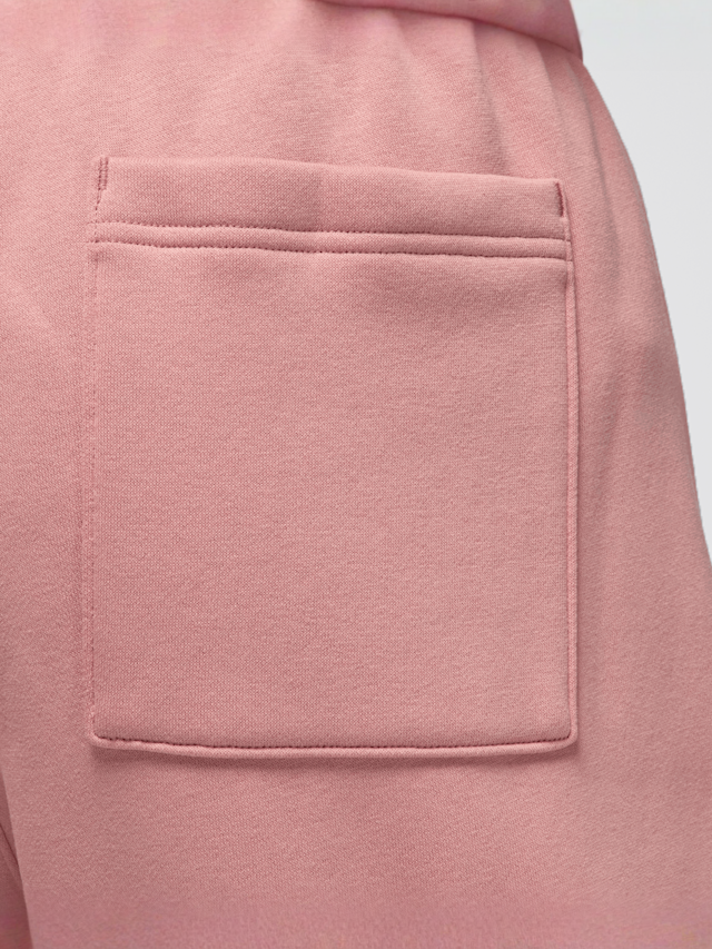 Jordan, Brooklyn Fleece Oversized Open- Hem Pants, Pink, Image 4 of 5